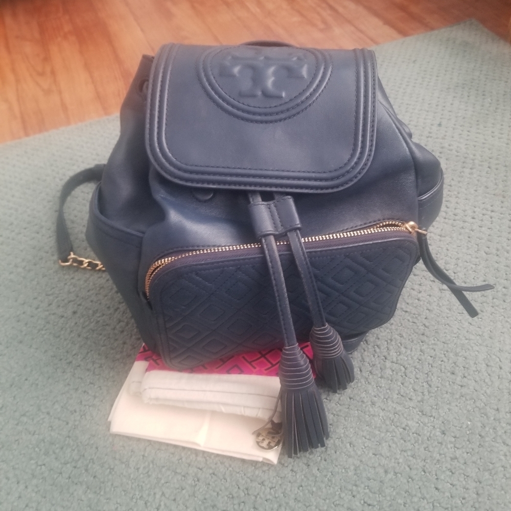 Tory Burch Back Pack Navy